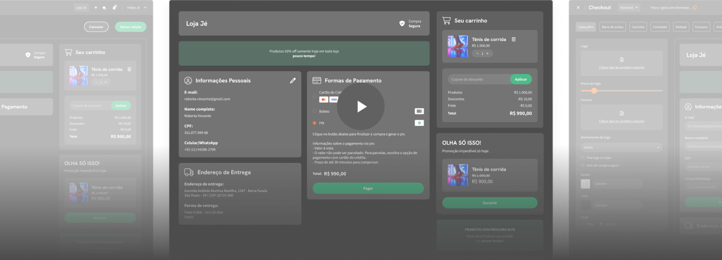 screen landing page